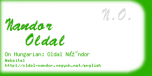 nandor oldal business card